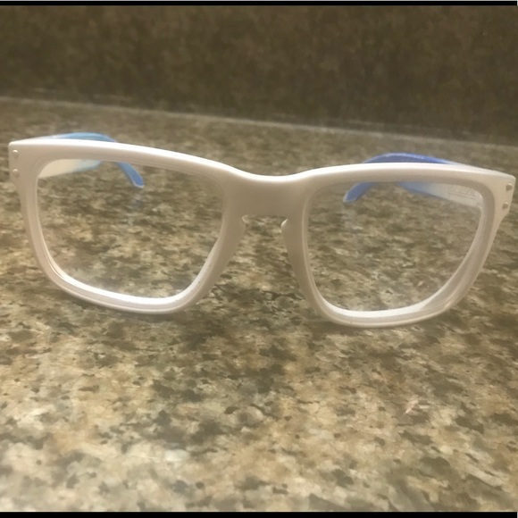 White Oakley Holbrook Frames Custom Dip Dyed - Picture 3 of 4